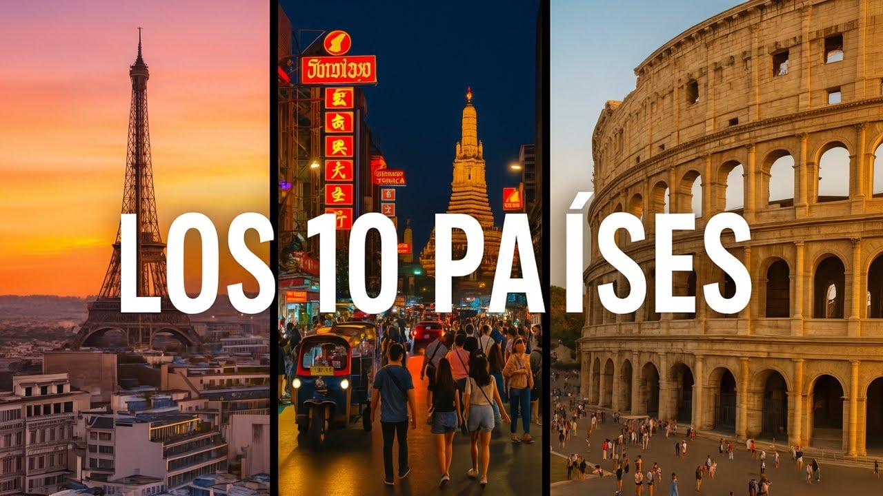 TOP 10 Países Más VISITADOS del Mundo en 2025 (y sus secretos que no conocías)