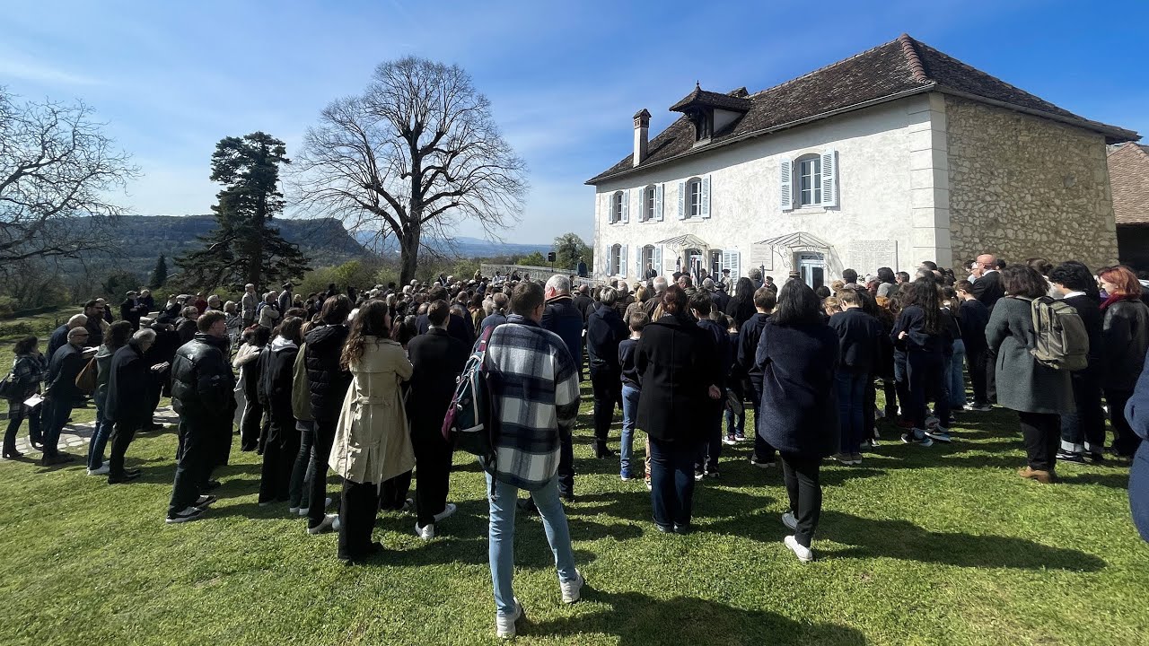 6 avril 2023 : Commémoration de la rafle des enfants d'Izieu