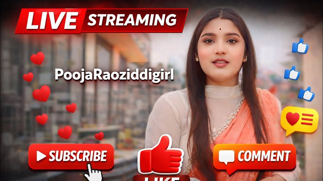 PoojaRaoziddigirl is live