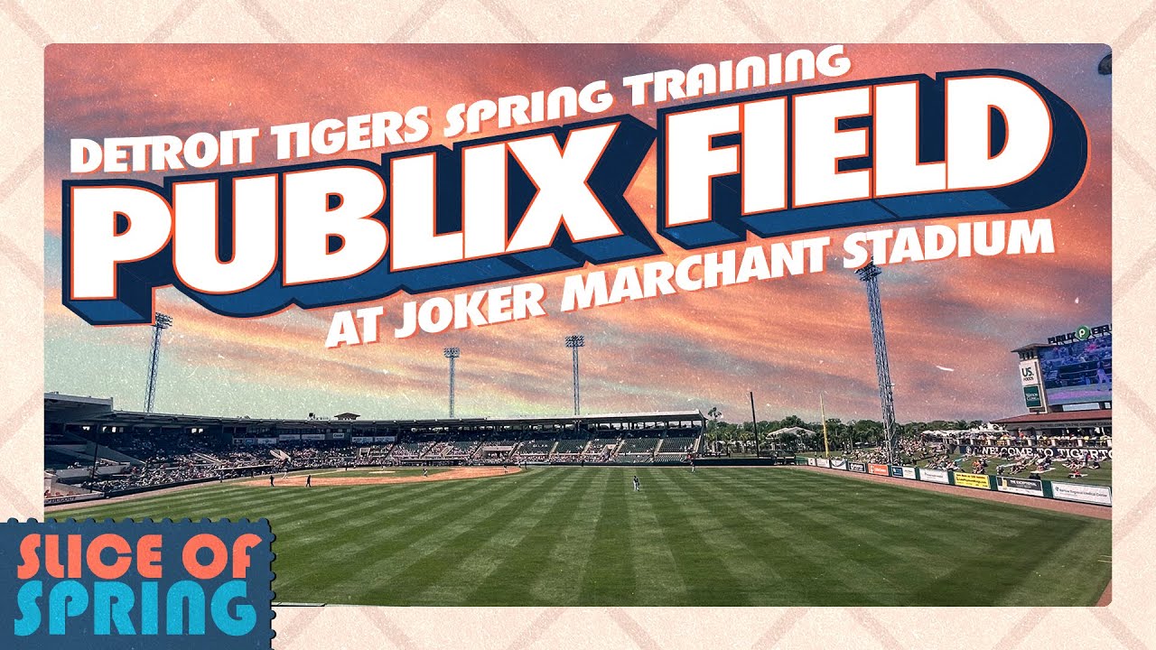 TIGERS SPRING TRAINING at Publix Field at Joker Marchant Stadium | Stadium Tour & Review