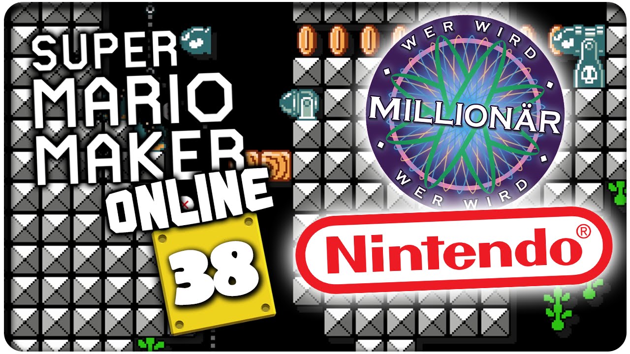 SUPER MARIO MAKER ONLINE Part 38: Nintendo Quiz & Lustige Fails