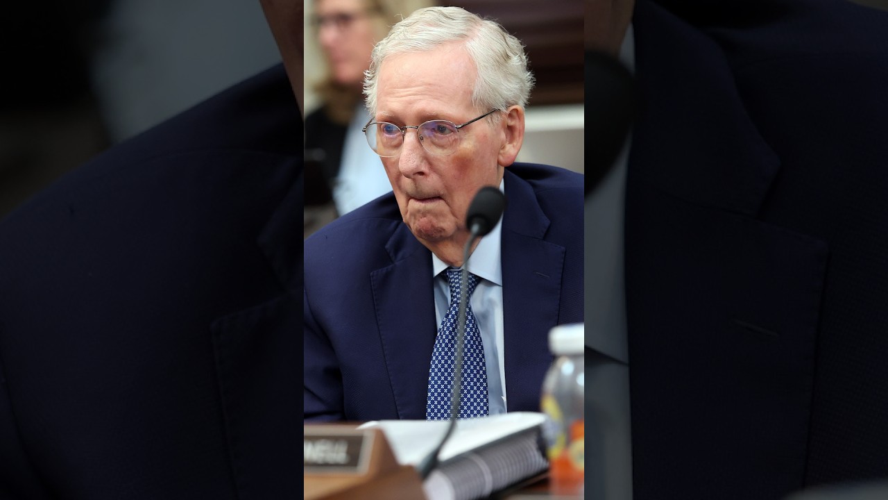 Video Shows Mitch McConnell Being Helped To Vote After Senate Return