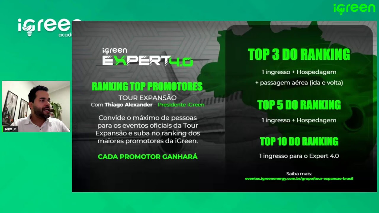 Apresentação do Plano de Negócio com Acionista Tony Jr - 02/03