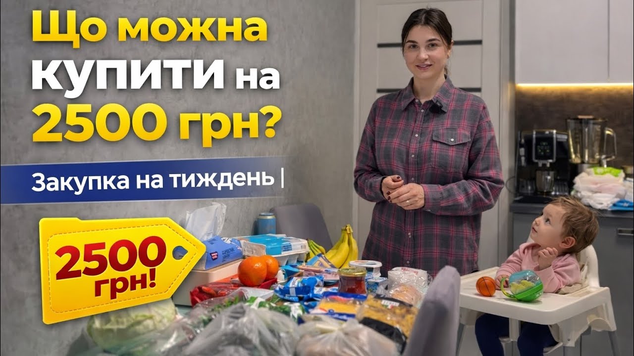 Закупка на тиждень для сімʼї | Реальні ціни в АТБ 2026 + чек 2500 грн