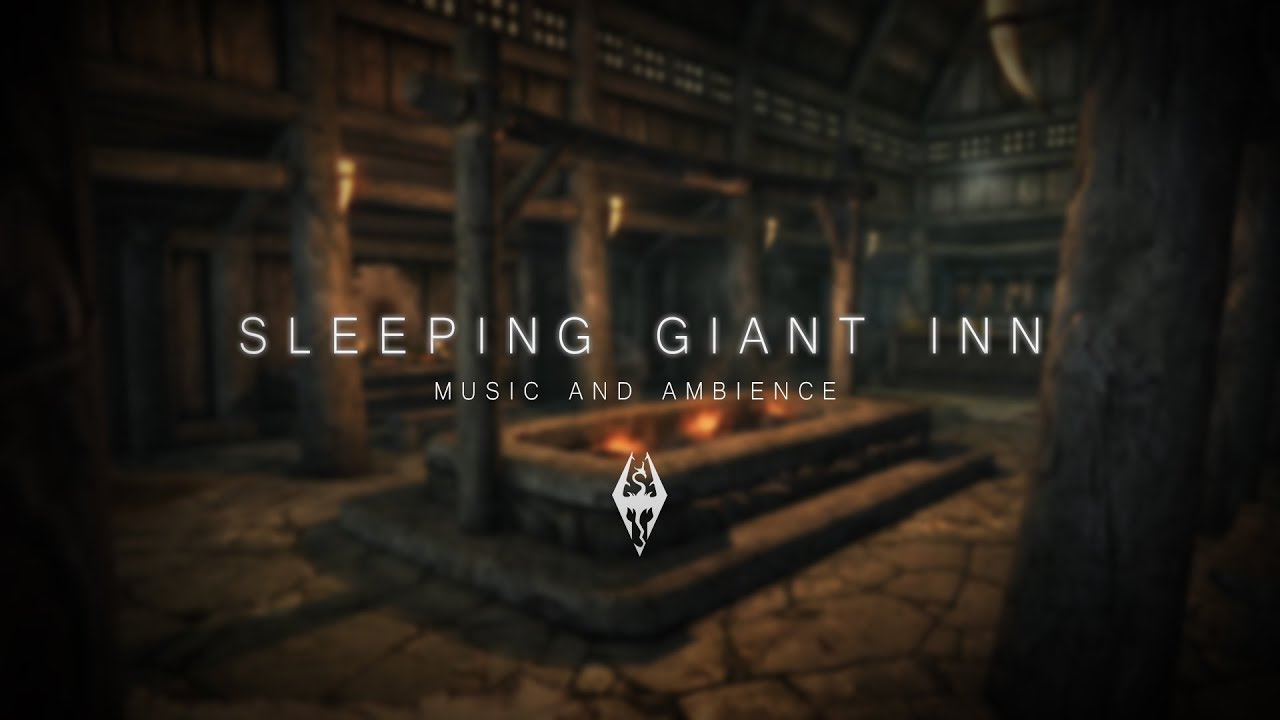 Sleeping Giant Inn | Skyrim Ambience and Music | 1 hour