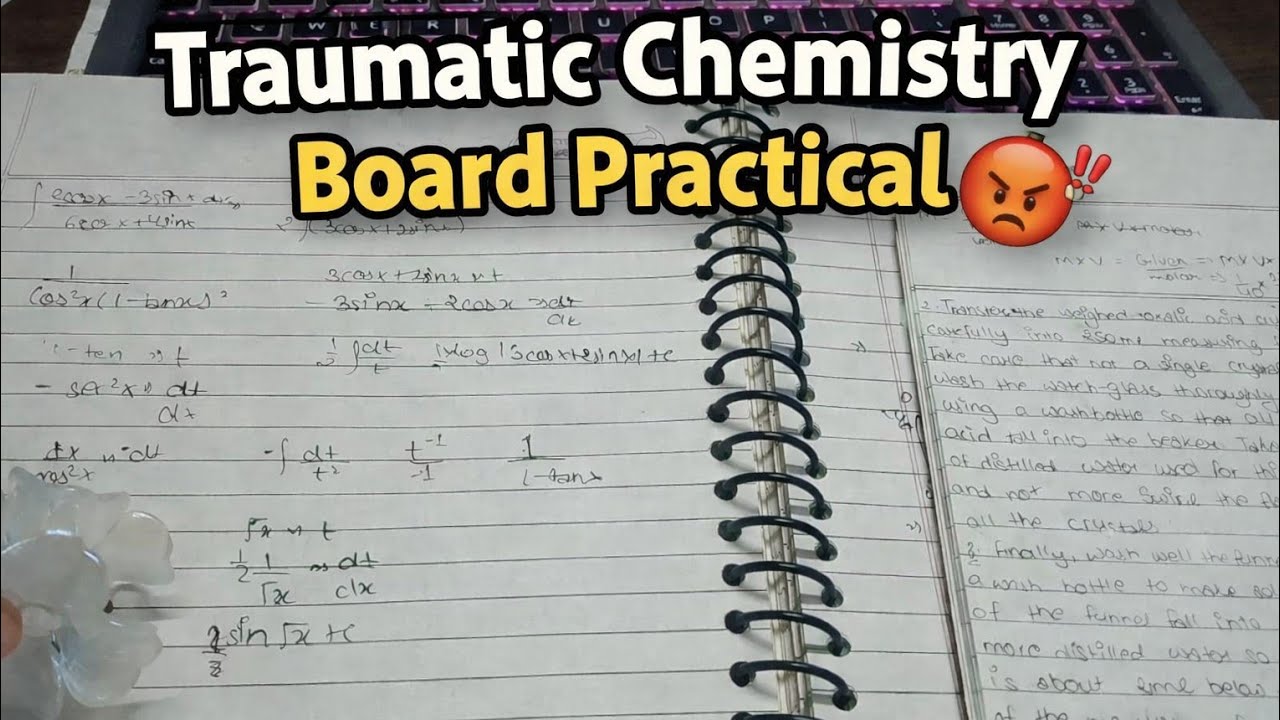 TRAUMATIC chemistry practical experience 🤡🤡.... Cbse 12th grader 