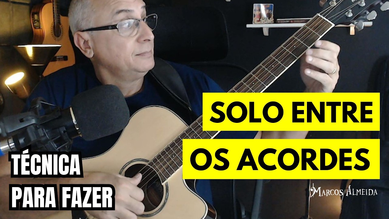 Technique on how to SOLAR BETWEEN CHORDS | Like you've NEVER DONE | MASTER TIPS Prof. Marcos Almeida