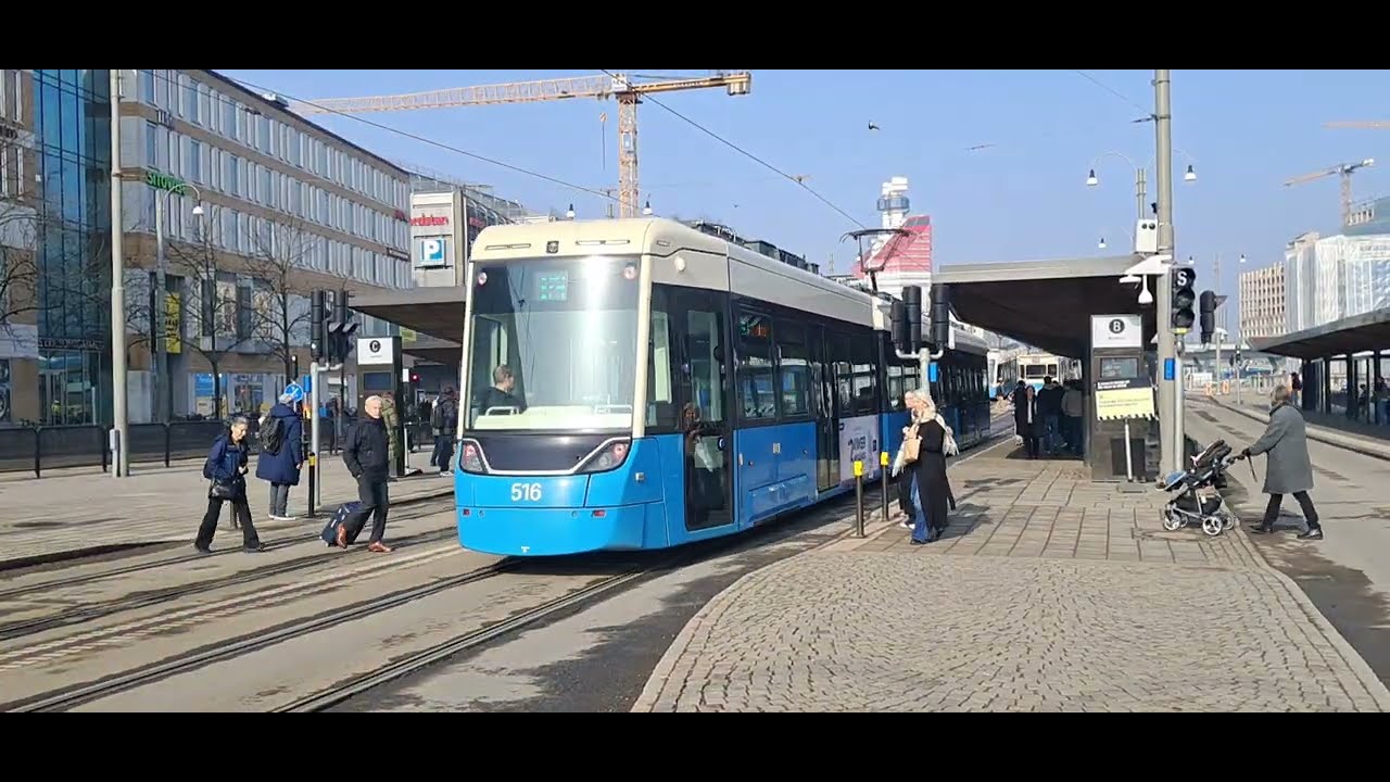 Trams & buses, Sweden, Göteborg. 9/3/26
