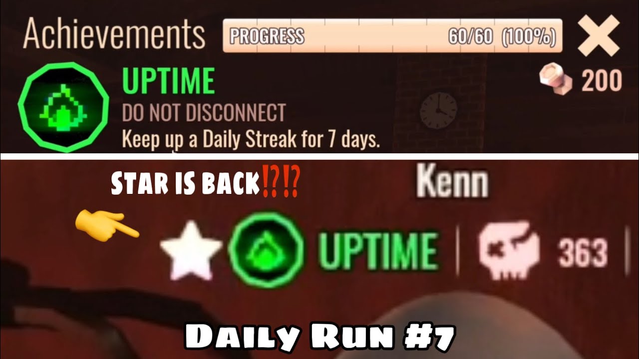 Daily Run #7: “Uptime” Badge | Day Streak of 7 | Roblox Doors