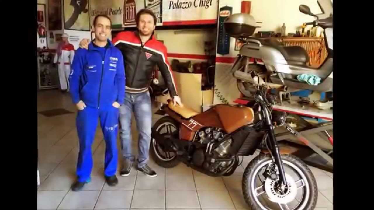 Cafe racer scrambler Yamaha XZ550 la trasformazione in special