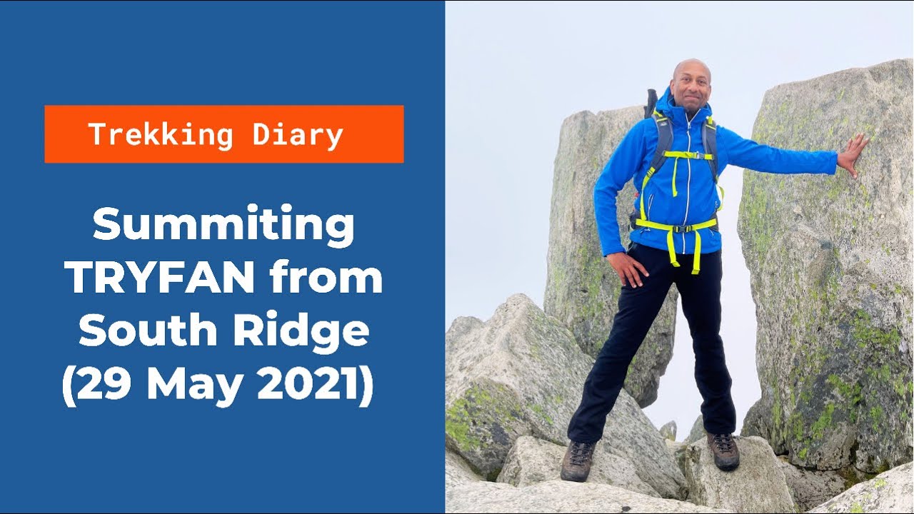 TRYFAN South Ridge Scramble & Circular walk !