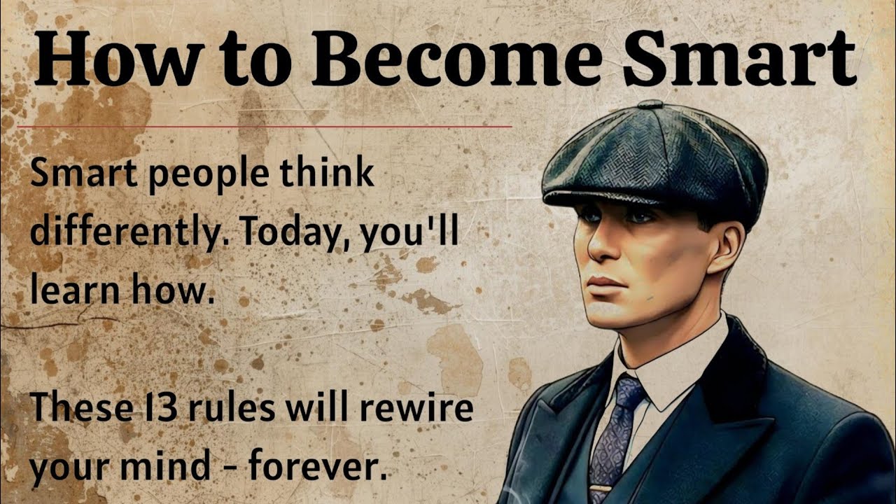 How to Become Smart and Intelligent || Change the Way You Think Forever || Improve Your English ✅️ 