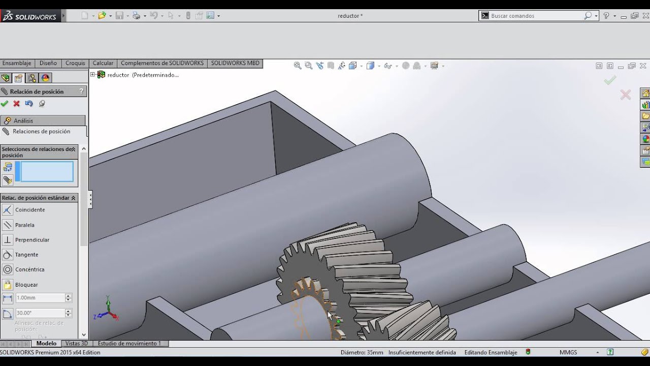 Reductor de Velocidad Solidworks