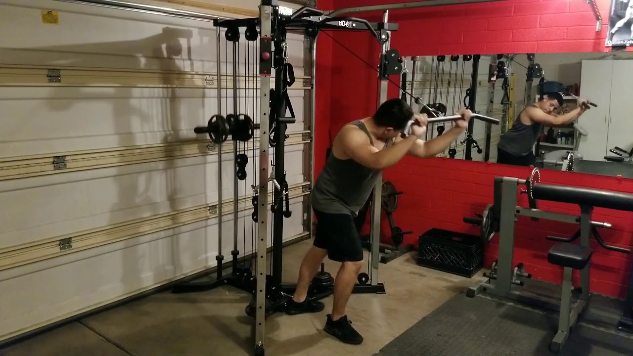 Valor Fitness BD-61 Cable Crossover Station Demonstration and review