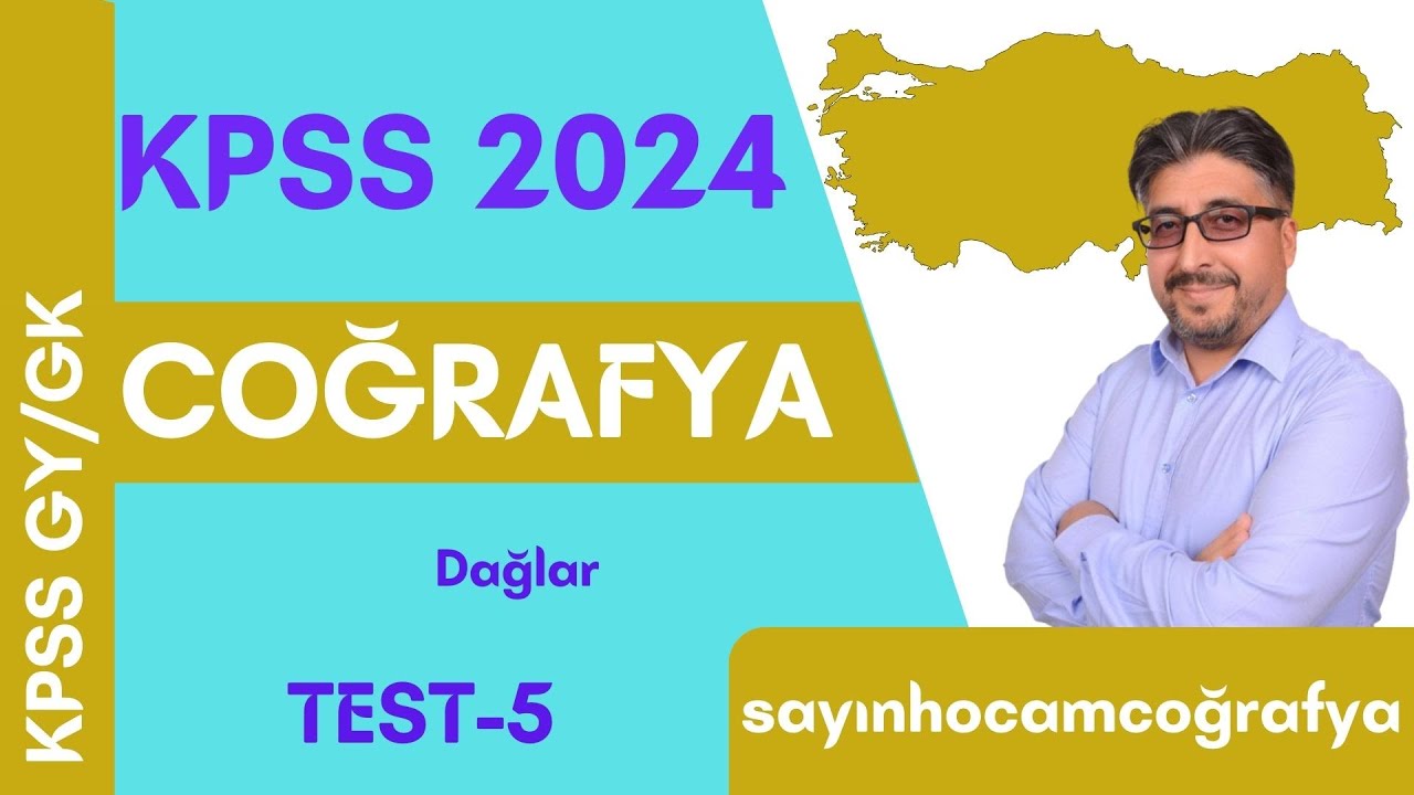 HASAT ZAMANI SORU BANKASI TEST-05 DAĞLAR #coğrafya #kpss #tyt #ayt
