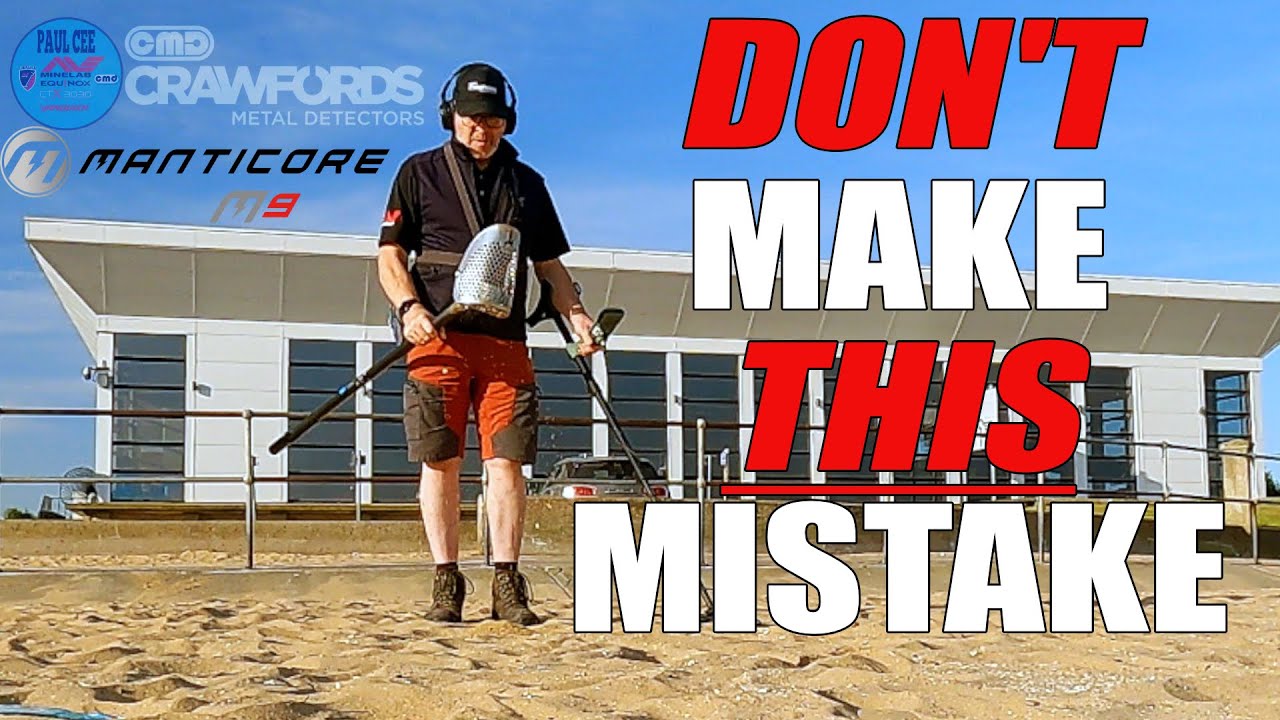 Beach Metal Detecting. Beginners make this mistake. Minelab Manticore