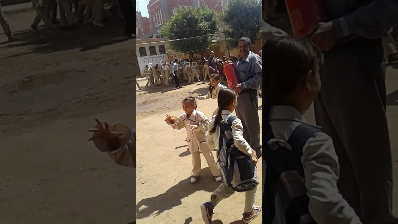 خطة اخلاء مدرسة فاطمة الزهراء بقفاده