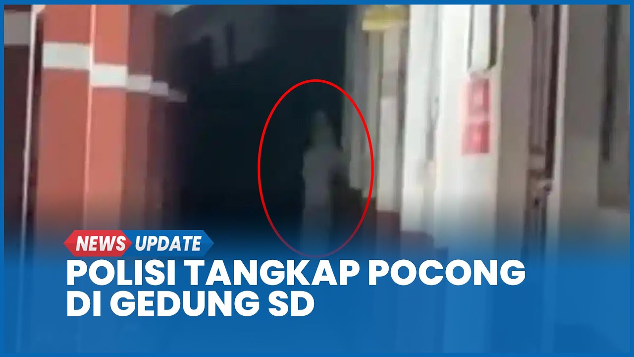 Polisi Tangkap Pocong Viral di Gedung SD yang Resahkan Warga