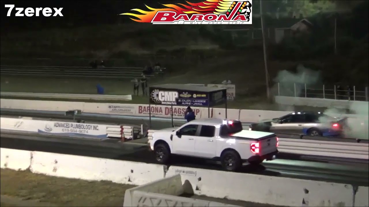 Ford Maverick Tremor Barona Drag Strip 5-17-2024