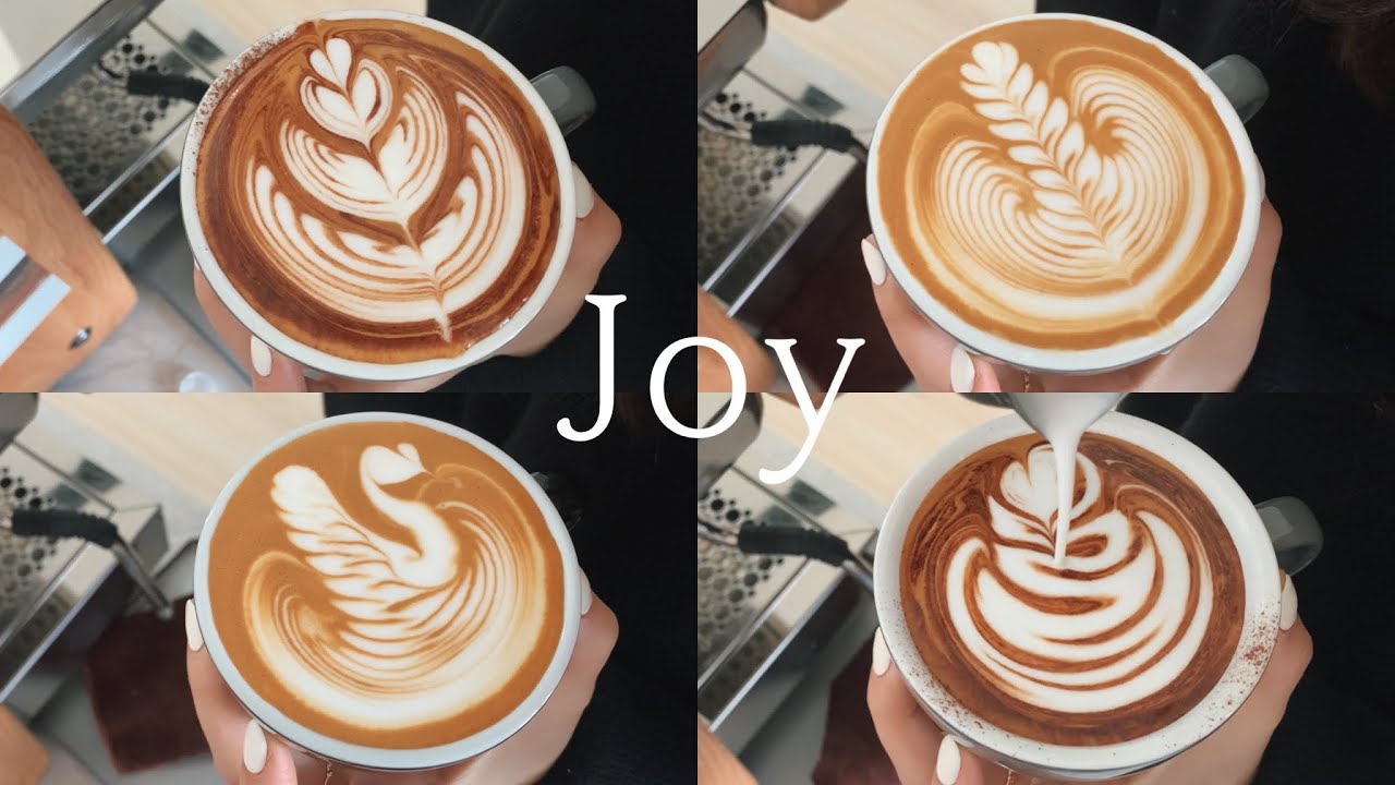 BARISTAJOY ☕️ Make your own Latte art Tulip, Rosetta, Swan
