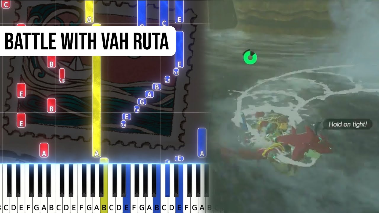 TPR - Battle With Divine Beast Vah Ruta (from Over The Waves) Breath of the Wild Note Chart