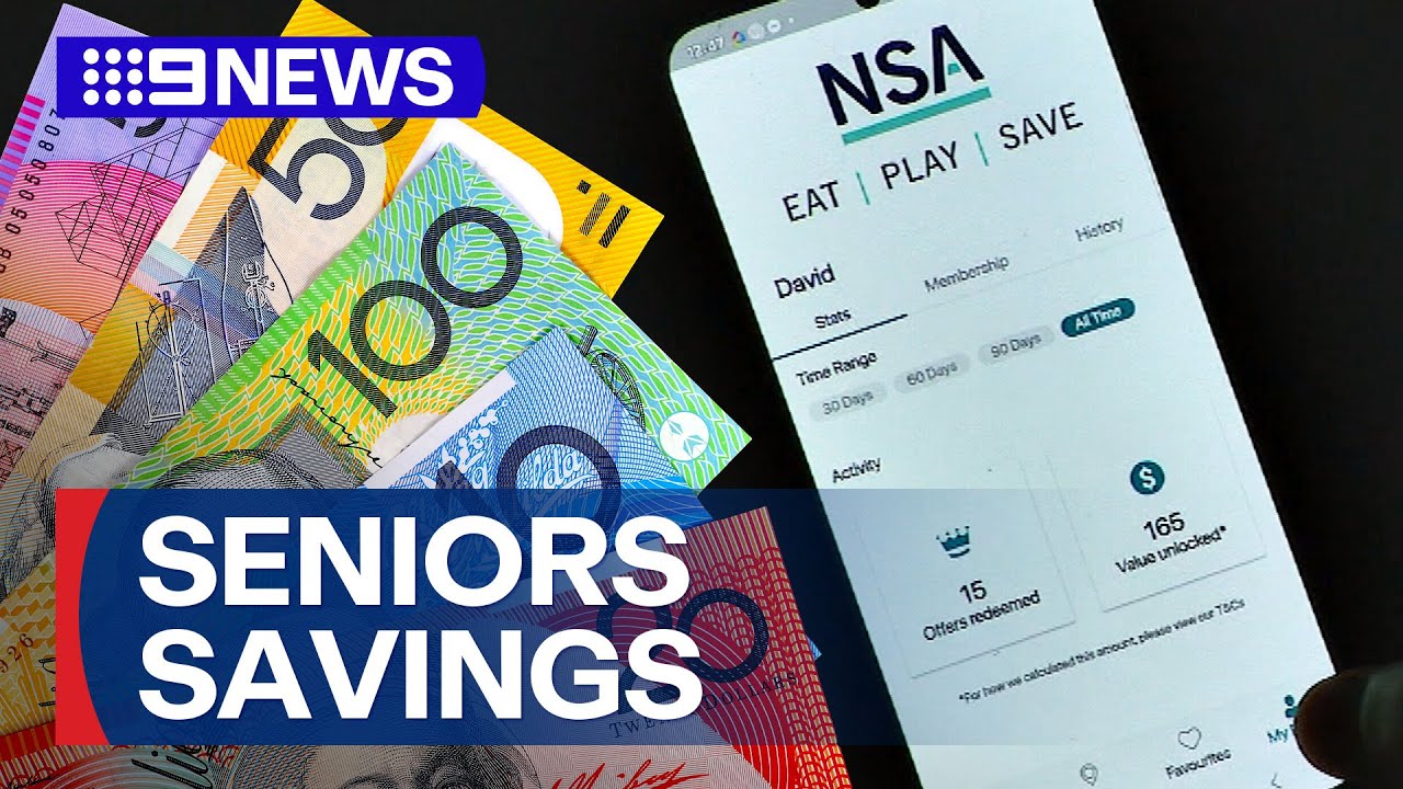 New discount service offering savings for seniors | 9 News Australia