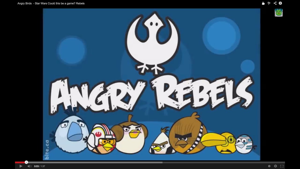 Angry Birds  - Star Wars Could this be a game? Rebels
