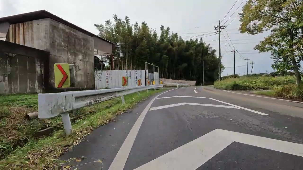 Japan Cycling | Shiroi City Road 00-137→00-136→00-135 (Full Length) | 4K | November 2025