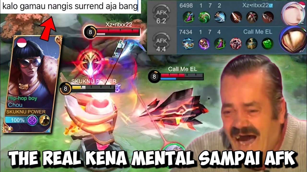 CHOU.EXE - Disuruh Surrend Malah Nantangin, Disuruh Kerasin Malah AFK! Emang bisa selucu ini?😂🤣