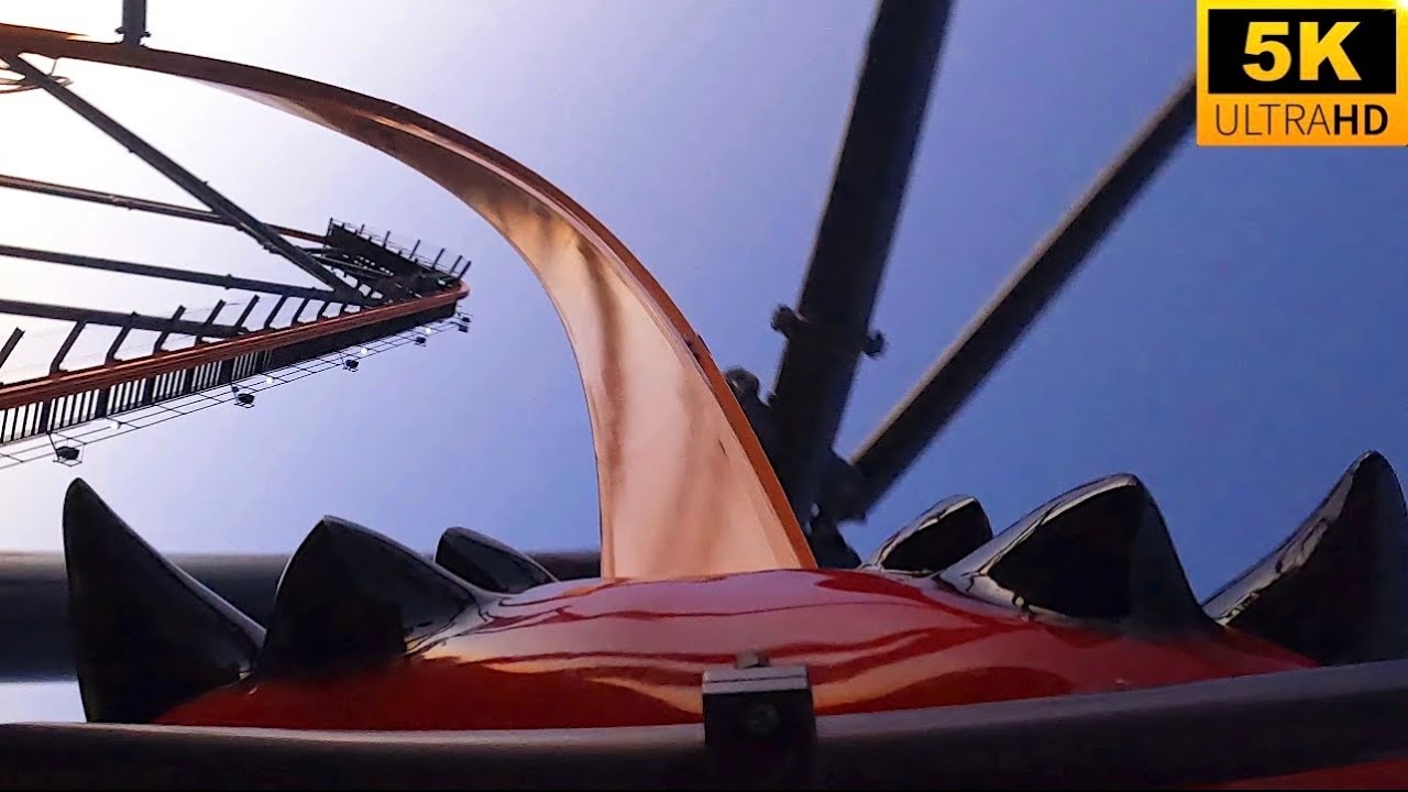 Jersey Devil Coaster POV 5K |Sunset| Six Flags Great Adventure Jackson, NJ