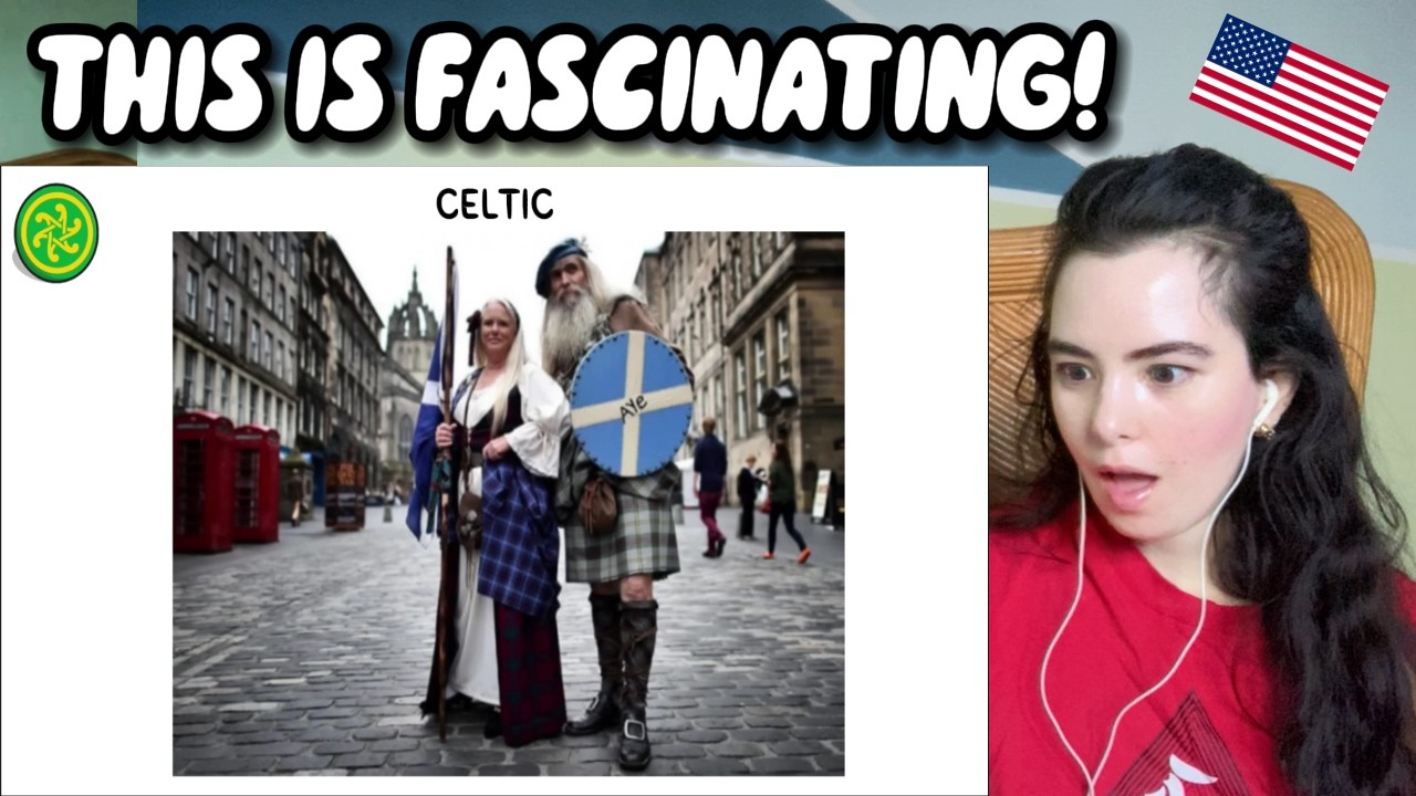 American Girl Reacts to Every European language family in 8 minutes