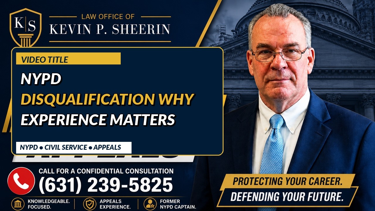 NYPD Disqualification- Why experience matters