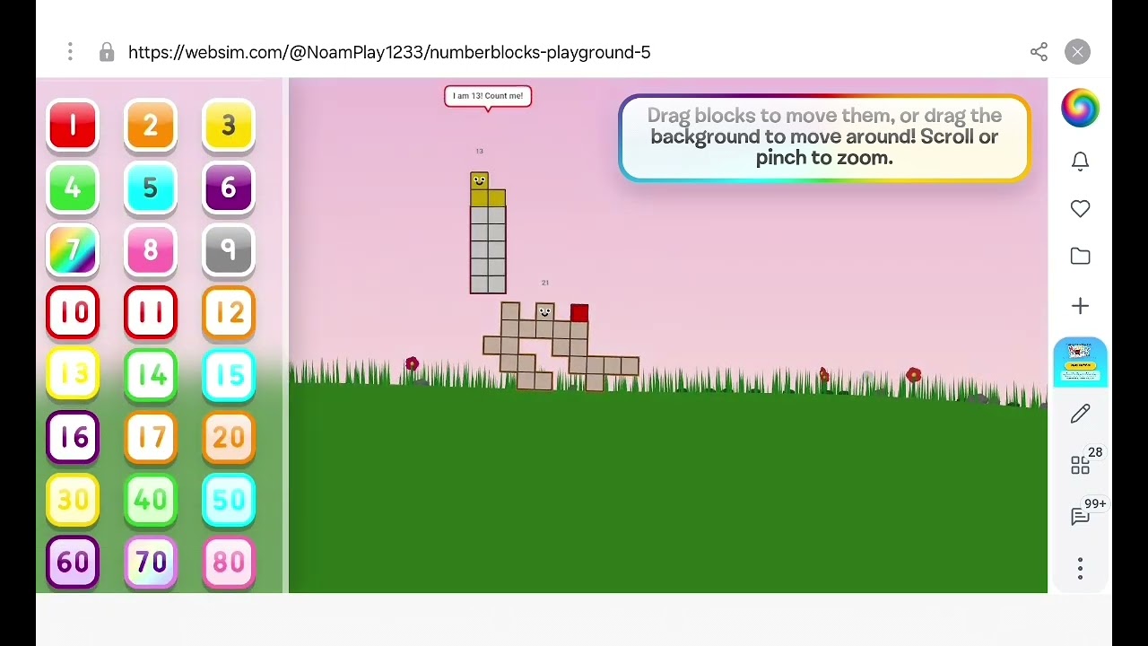 Numberblocks fibonacii playground makingblocks