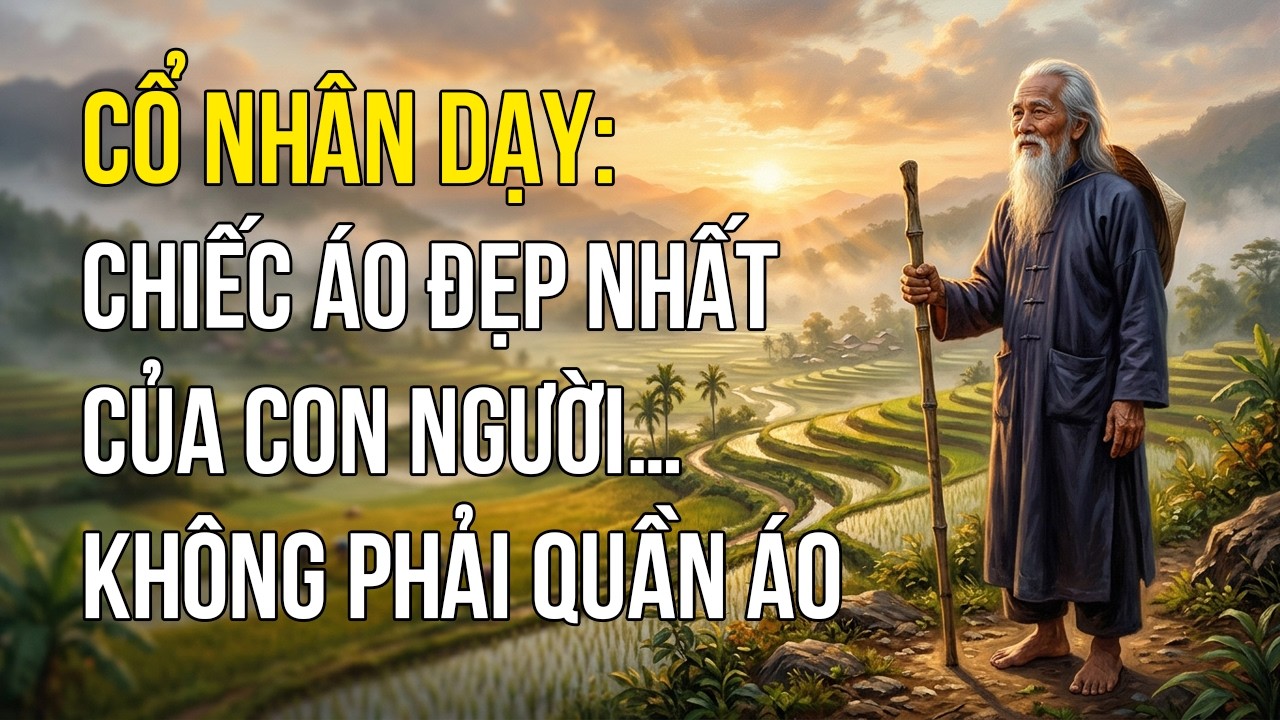 Cổ Nhân Dạy: Chiếc Áo Đẹp Nhất Của Con Người… Không Phải Quần Áo