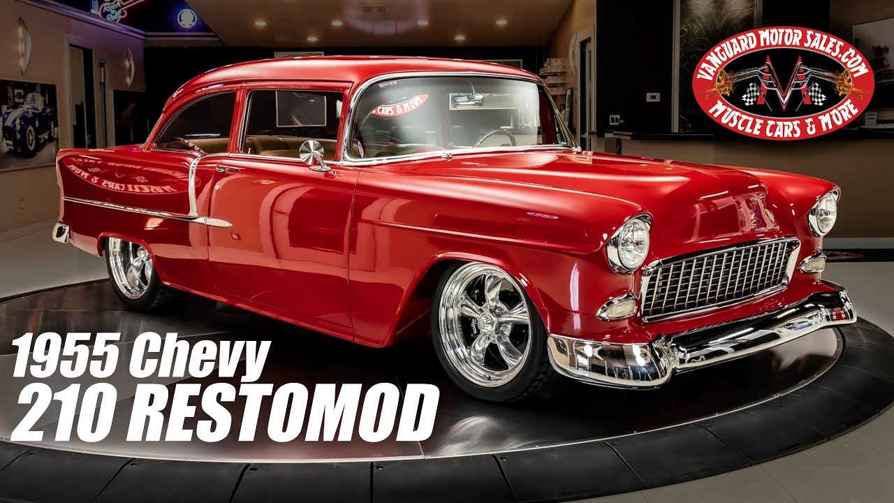 Chevrolet 210 Restomod 1955 года выпуска продаётся в Vanguard Motor Sales #0645