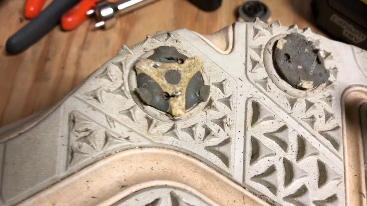 Removing Worn Golf Spikes