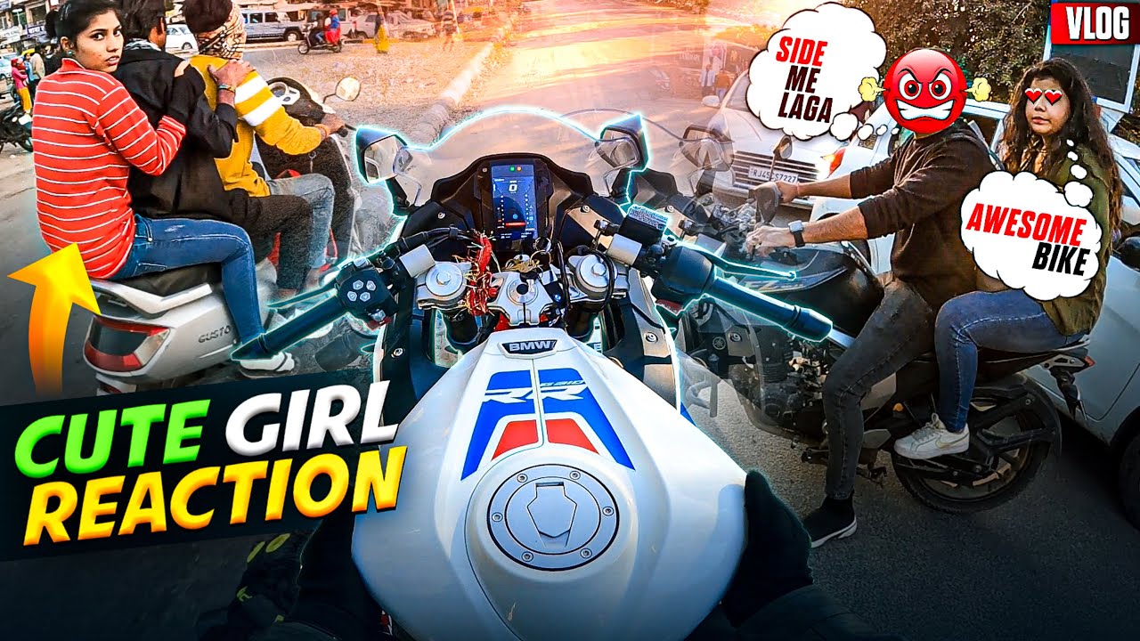 Cute Girl Shocking Reactions on my BMW G 310 RR 😮 | Public Crazy Reactions on my BIKE