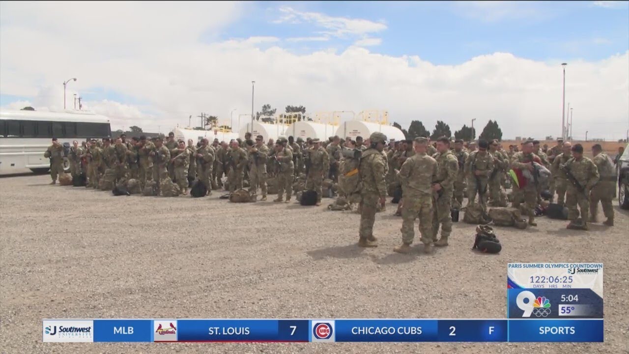 Hundreds of troops deployed to the border