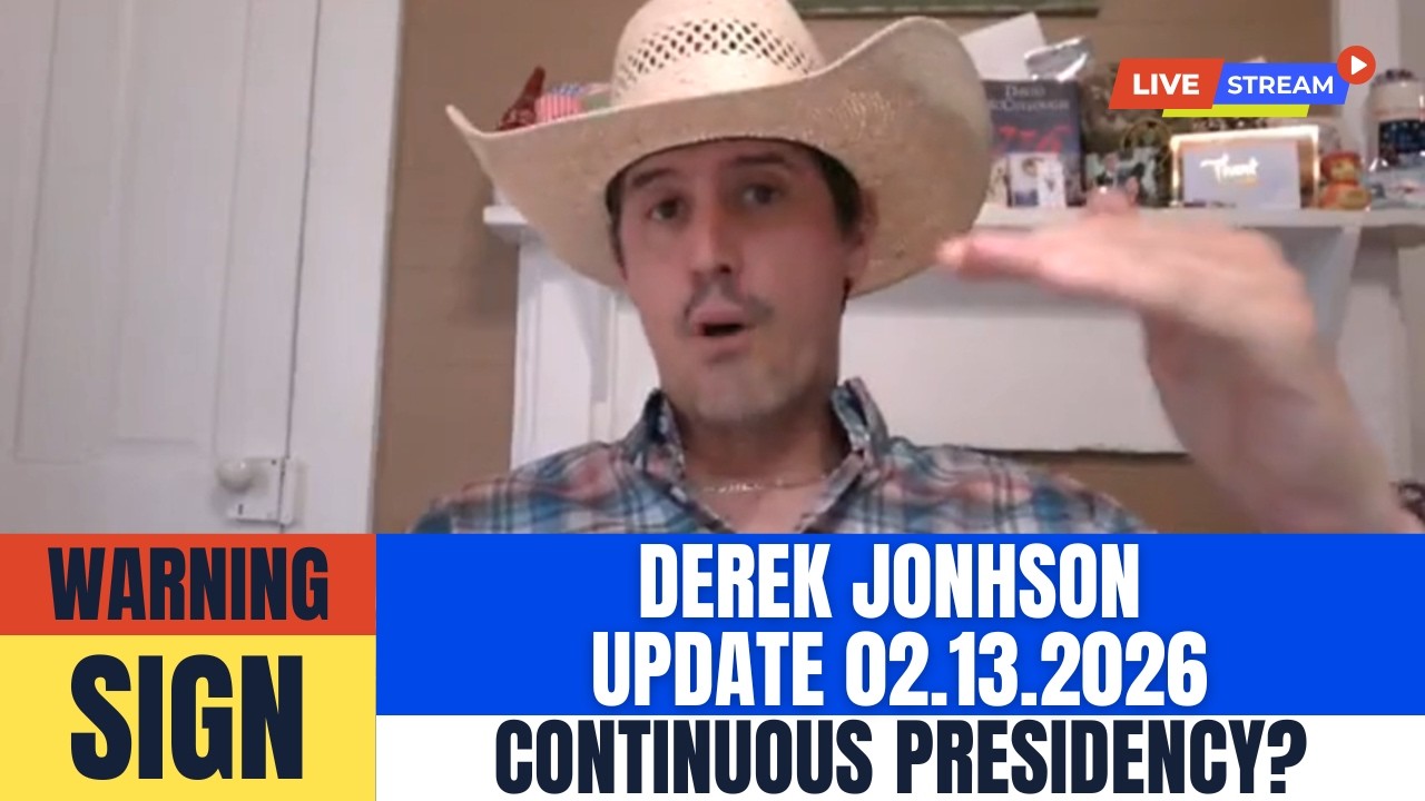 Derek Jonhson UPDATE 02.13.2026 | The 45–47 Dash: Proof of a Continuous Presidency?