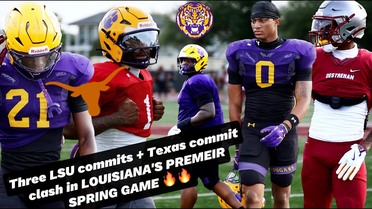 Three LSU commits & Texas commit Clash in Louisiana’s Premier Spring Game! | Edna Karr vs. Destrehan