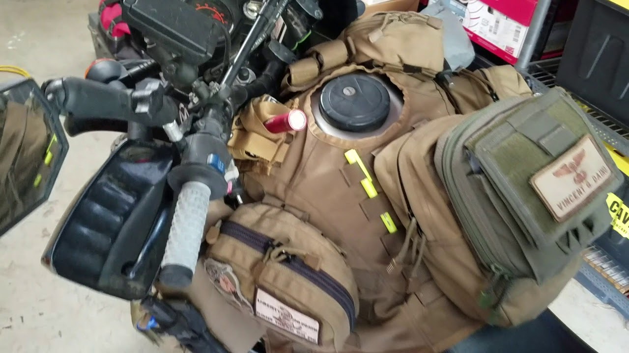 Route 66 trip 24 hours to go. KLR load out.