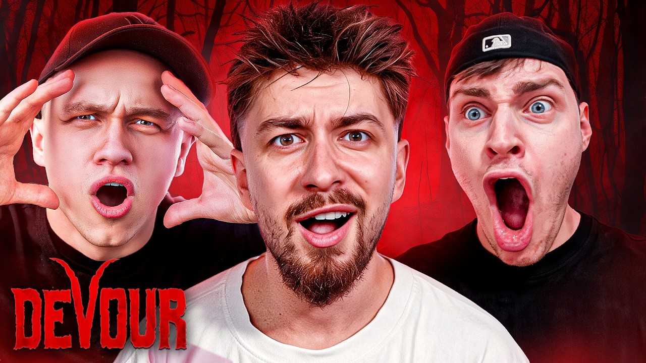 PIERWSZY HORROR z xFlaShx & TEUSZ!!! DEVOUR