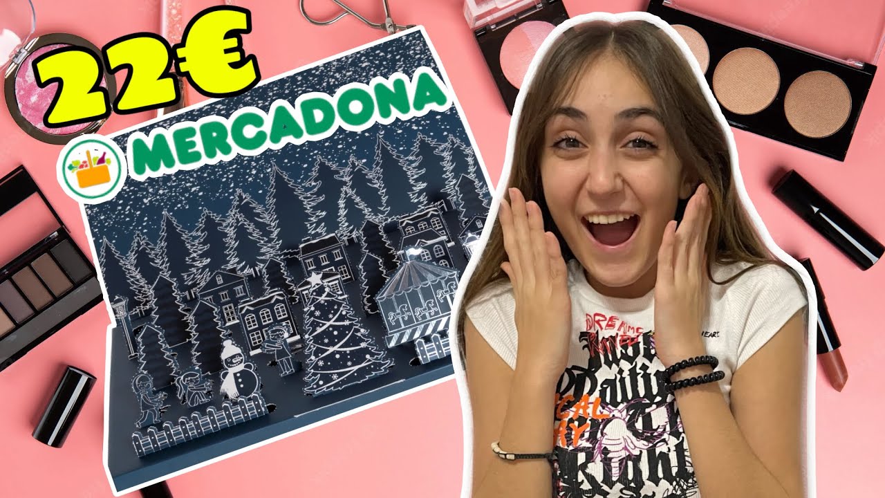 PROBANDO el CALENDARIO de ADVIENTO de MAQUILLAJE de MERCADONA 2022 - Silvia Sánchez