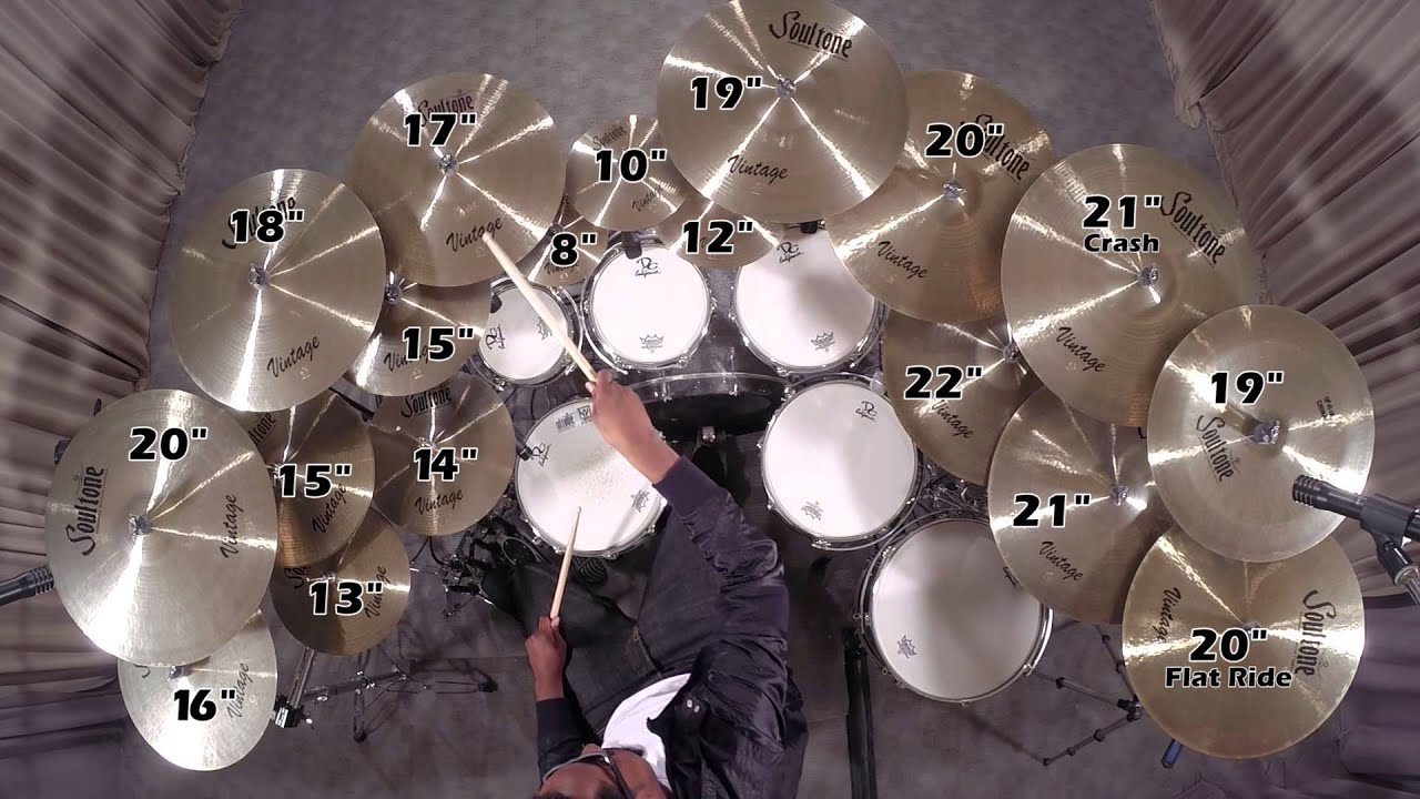 Soultone Cymbals Vintage Demo Video by Nick Smith