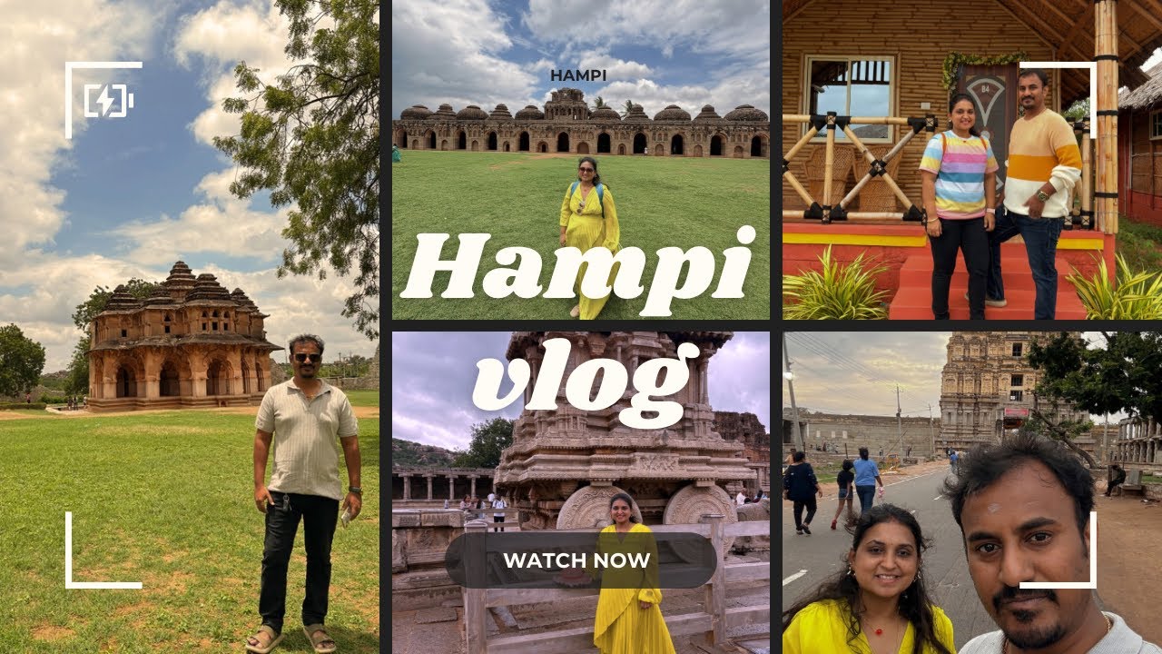 Hampi trip 1 day itinerary || హంపి ఒక రోజు లో చూసేసాం ||  road trip from Hyderabad to Hampi #hampi