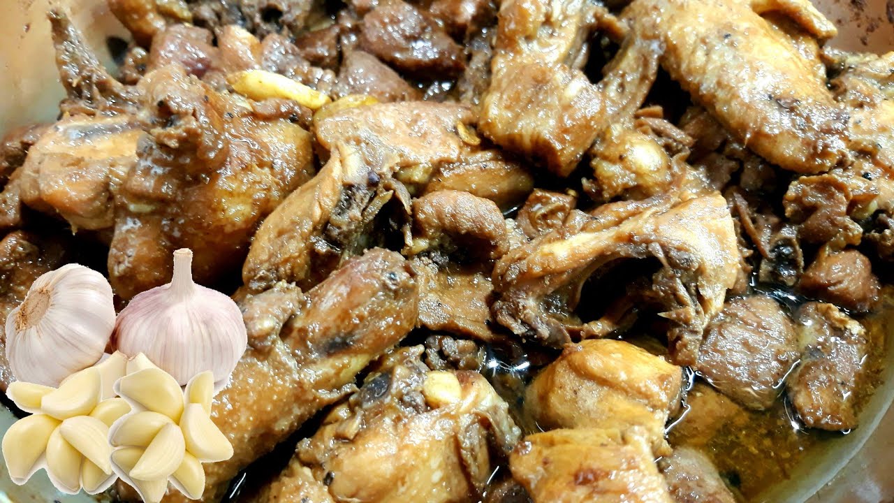 30 CLOVES PORK CHICKEN ADOBO | Nagmamantikang Pork Chicken Adobo na Tuyo - Perfect Adobo Recipe