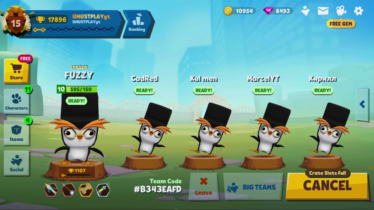Zooba PENGUINS ARMY Zooba Zoo Battle Arena