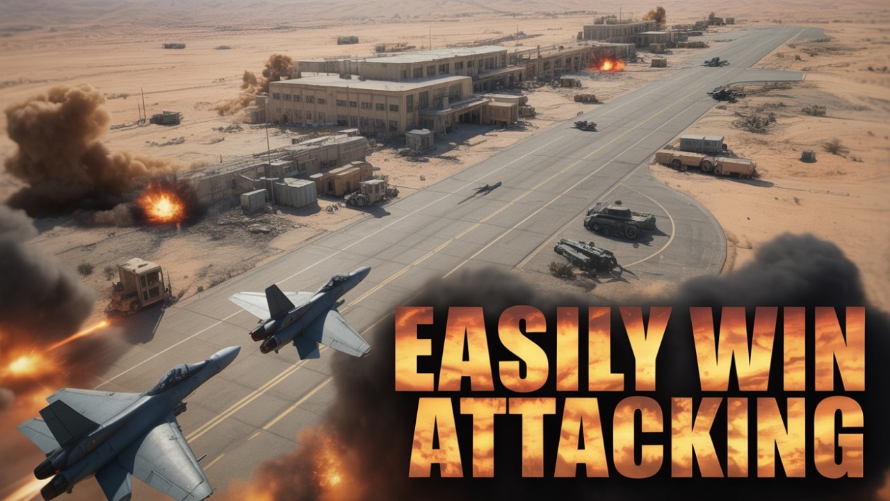 Effective flank attack in Mechabellum