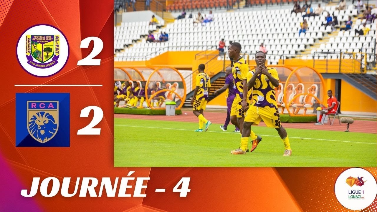 Résumé | J4 | OSA v RACING CLUB ABIDJAN  | Ligue 1 Lonaci (2025-2026)