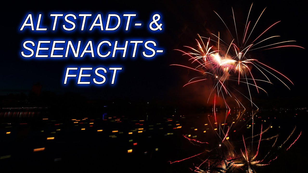 [4K] Feuerwerk beim Altstadt- und Seenachtsfest Bad Waldsee 2024